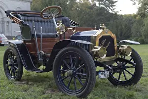 Vintage car, De Dion-Bouton, agricultural machinery exhibition