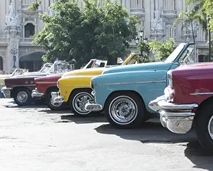 Vintage car in Havana in Cuba Vintage car in Havana