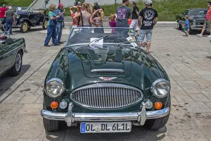 Vintage car meeting, Austin-Healey 3000 Mk