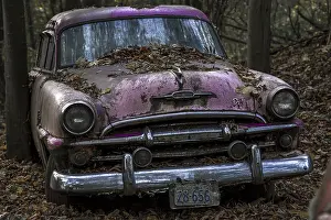 Vintage car, Neandertal, Erkrath, Germany