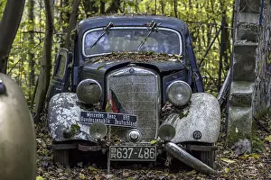 Vintage car, Neandertal, Erkrath, Germany, Europe