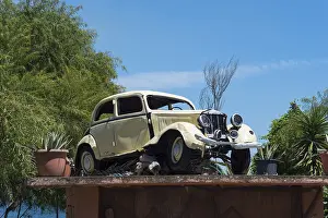 Vintage car, Neapoli, Lakonia, Peloponnese, Greece