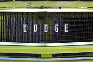 Front detail of a vintage car, Province of Quebec