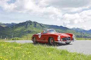 Vintage car rally Silvretta Classic 2022