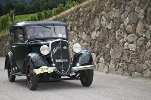 Vintage car rally Sudtirol-Classic in Schenna / South Tyrol 2014