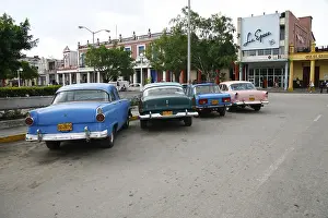 Vintage cars in Holguin, Cuba