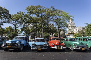 Vintage cars, Parque de la Fraternidad Americana