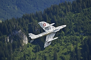 Vintage fighter plane, Hawker Hunter Papyrus