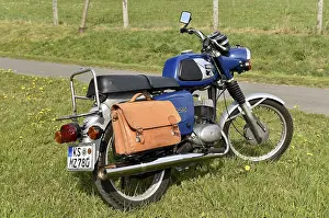 Vintage motorbike from the GDR MZ TS 125
