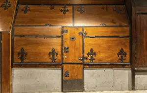 Vintage old door - concept for security