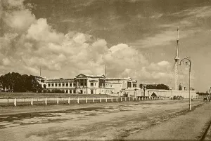Vintage photo of fort saint george secretariat, chennai, tamil nadu, india, asia