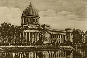 Vintage photo of general post office, kolkata, west bengal, india, asia