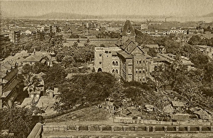 Vintage photo of gokuldas tejpal hospital, mumbai, maharashtra, india, asia