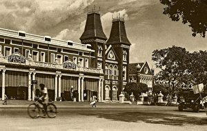 Vintage photo mount road chennai, tamil nadu, india, asia