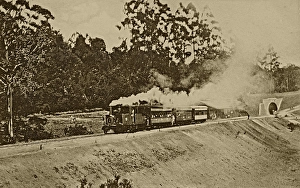 Vintage photo of nilgiri railway, ooty, tamilnadu, india, asia