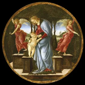 Virgin and Child with Two Angels (1485-95)