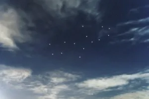Virgo star constellation, Night sky