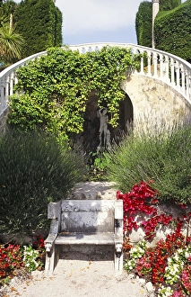 A visit to Villa Ephrussi de Rothschild, villa Ile-de-France, Saint-Jean-Cap-Ferrat, French Riviera, France in 1999