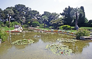 A visit to Villa Ephrussi de Rothschild, villa Ile-de-France, Saint-Jean-Cap-Ferrat, French Riviera, France in 1999