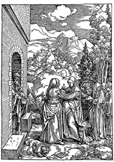The Visitation, from The Life of the Virgin by Albrecht Duerer