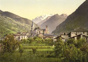 Visp, Viege, a municipality in the Swiss canton of Valais