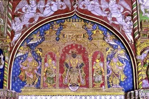Vithal or Vitthal or Vithoba or Pandurang with Rukmani