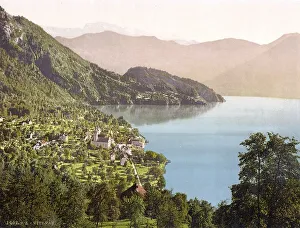 Vitznau, Railway, Rigi, Switzerland