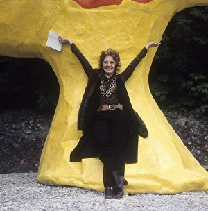 Viveca Lindfors. Swedish-American Actress. 1920-1995. Picture taken in the 1970s