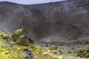 Volcanic crater, Riserva Naturale Orientata Isola di Vulcano nature park