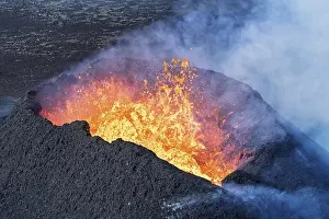 Volcanic eruption in Grindavik