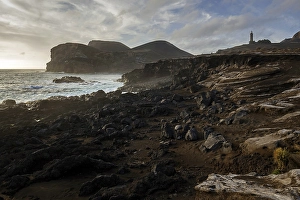 Category Mountain Landscapes Prints: Volcanic landscape, Capelinhos volcano