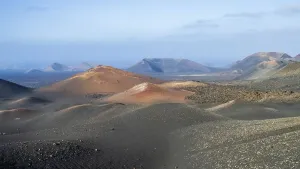 Volcanic landscape, Montanas del Fuego