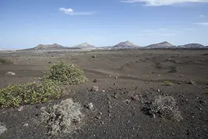 Volcanic landscape near Timanfaya National Park