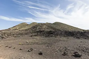 Volcano Colorado with solidified lava flow