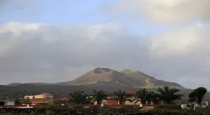 Volcano cones near La Oliva, Fuerteventura