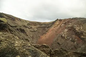 Volcano crater seen on Ruta de Los Volcanes