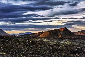 Category Mountain Landscapes Prints: Volcano Leirhnjukur, Krafla Volcanic area