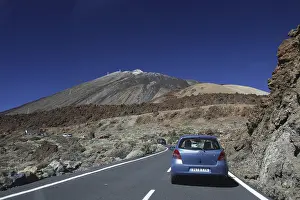 The Volcano Teide on the Island of Tenerife on the Islands of Canary Islands of Spain in the Atlantic