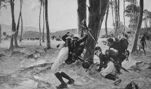 Volunteer guardsmen, soldiers, in 1813