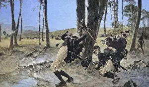 Volunteer guardsmen, soldiers, in 1813