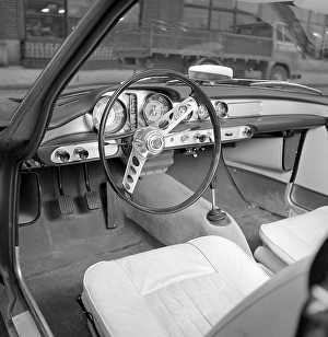 Volvo P1800. A sports car manufactured by Volvo Cars wtih production start 1961 and ending 1973. Styling was by swedish designer Pelle Pettersson. The car was indroduced at the Geneva Motor Show in 1961