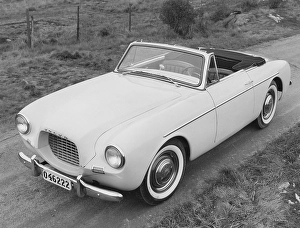 Volvo P1900. A swedish fiberglass-bodied roadster of which 68 units were built between 1956 and 1957