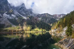The Vordere Gosausee in autumn