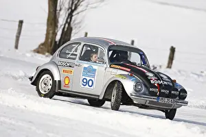 VW Beetle, built in 1973, classic cars winter race