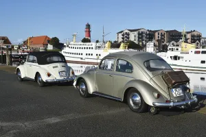 VW Beetle, at a classic car meeting in Buesum