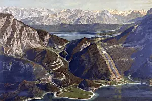 Walchensee power plant in the Bavarian Prealps