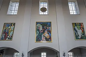 Category Historic EN Prints: Side wall with Christian images
