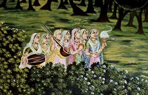 Wall Painting at Radha Temple, Barsana