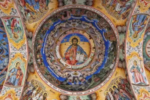 Wall painting of Rila Monastery