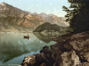 Wallenstadt Lake, and view of the town
